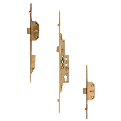 AVOCET Lever Operated Latch & Deadbolt Twin Spindle - 2 Dead Bolt 4 Roller 35/92-62