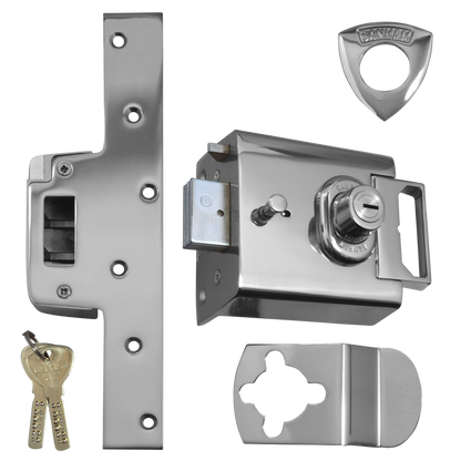 Banham L2000 Rimlock 96mm - Satin Chrome