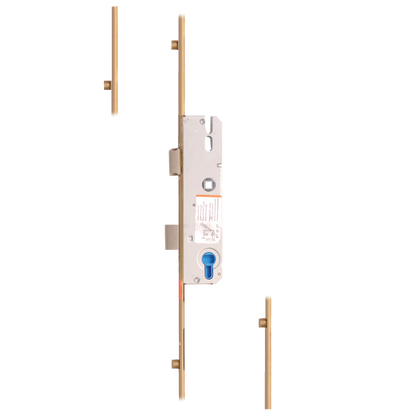 KFV Key Operated Latch & Deadbolt - 4 Roller 25/92 16mm Faceplate