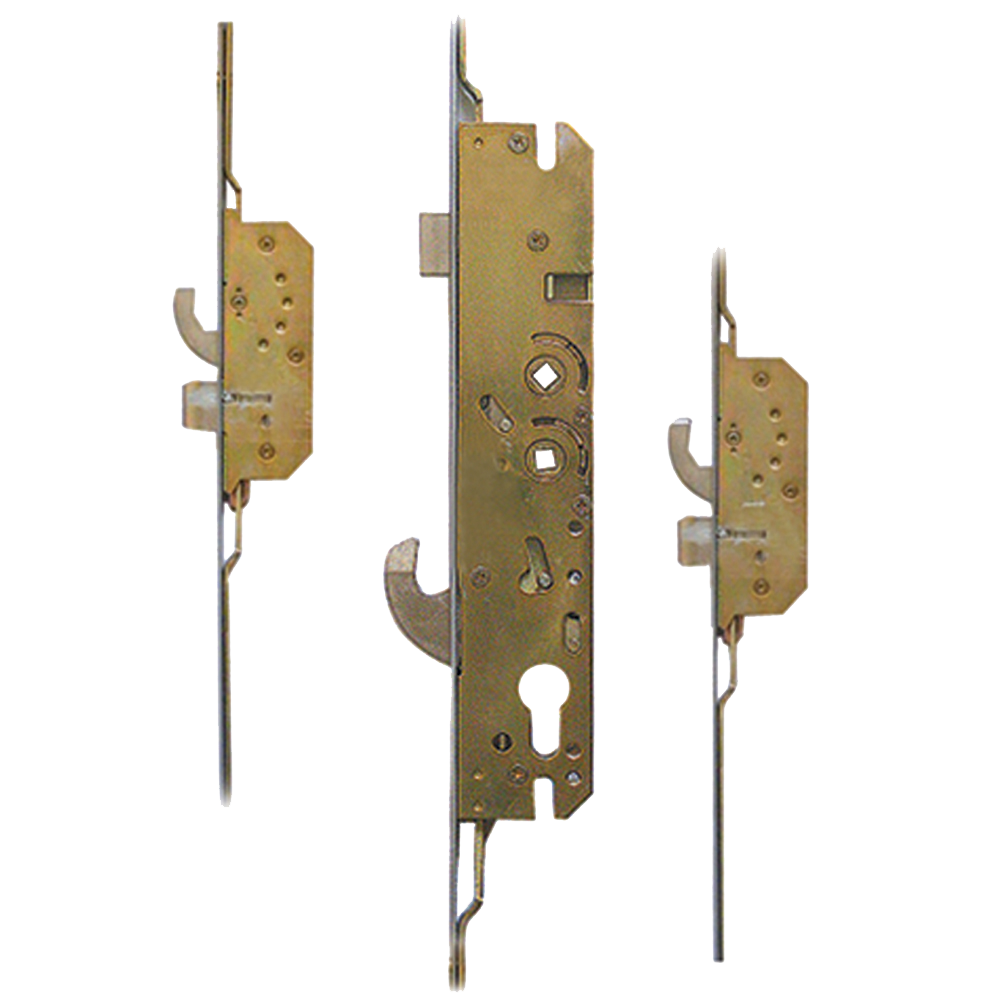MILLENCO Lever Operated Latch & Hookbolt Twin Spindle - 2 Hook 2 Dead ...