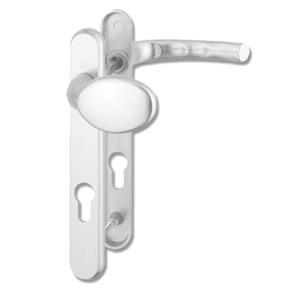 HOPPE Atlanta UPVC Lever / Moveable Pad Door Furniture 77G/3831N/1710 92mm Centres - White