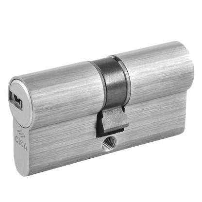 CISA Astral Euro Double Cylinder 60mm 30/30 25/10/25 Keyed To Differ - Nickel Plated