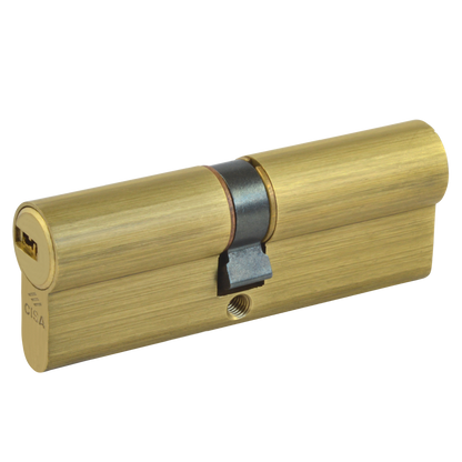 CISA Astral Euro Double Cylinder 95mm 40/55 35/10/50 Keyed To Differ - Polished Brass