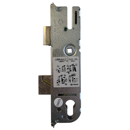 GU Lever Operated Latch & Deadbolt - Centre Case 35/92