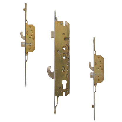 MILLENCO Lever Operated Latch & Hookbolt Twin Spindle - 2 Roller 2 Hook 2 Dead 35/117-85