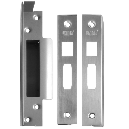 Union J2200REB Rebate To Suit StrongBOLT Sashlocks 25mm - Satin Chrome