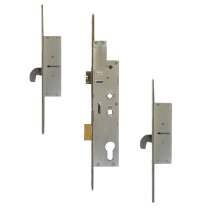 FULLEX Crimebeater 20mm Lever Operated Latch & Deadbolt Twin Spindle - 2 Hook 35/92-62 20mm Faceplate