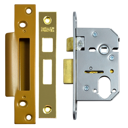 ERA 224 & 324 Dual Profile Sashcase 64mm - Polished Brass