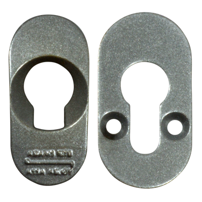 ADAMS RITE AH 2627 90 SL Sentinel Security Escutcheon Sentinel Security Escutcheon - Silver
