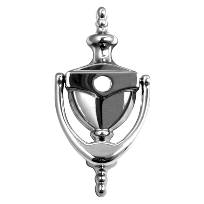 AVOCET Door Knocker Cut For Viewer Chrome Plated