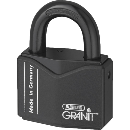 ABUS 37 Series Granit Plus Mechanism Solid Steel Open Shackle Padlock 63mm Keyed Alike 1461146 37/55 - Hardened Steel