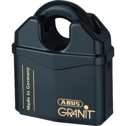 ABUS 37 Series Granit Plus Mechanism Solid Steel Rekeyable Closed Shackle Padlock 79mm Keyed Alike 4365623 37RK/80 - Hardened Steel