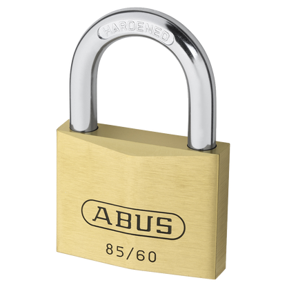ABUS 85 Series Brass Open Shackle Padlock 60mm Keyed Alike 2703 85/60 - Brass