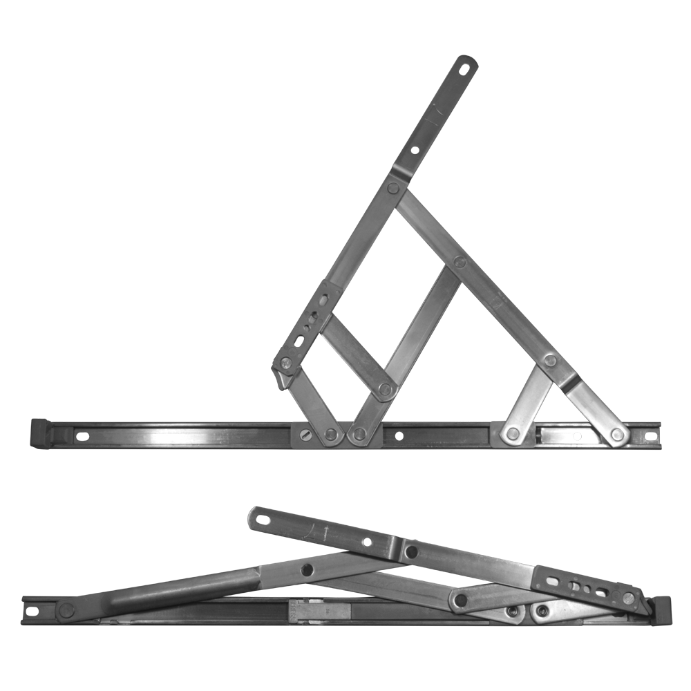 SECURISTYLE Defender Restricted Friction Hinge Side Hung 13mm 400mm 16 Inch Left Handed - Stainless Steel