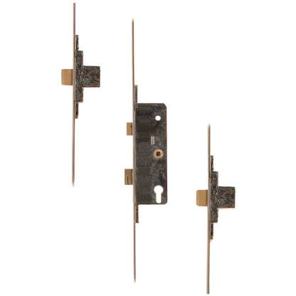 FULLEX SL16 Lever Operated Latch & Deadbolt Split Spindle - 2 Dead Bolt 35/68 20mm Radius Faceplate