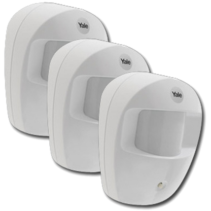 YALE EF-PIR Easy Fit Wirefree PIR Detector Set of 3