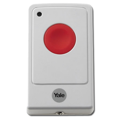 YALE EF-PB Easy Fit Wirefree Panic Button Red Button - White