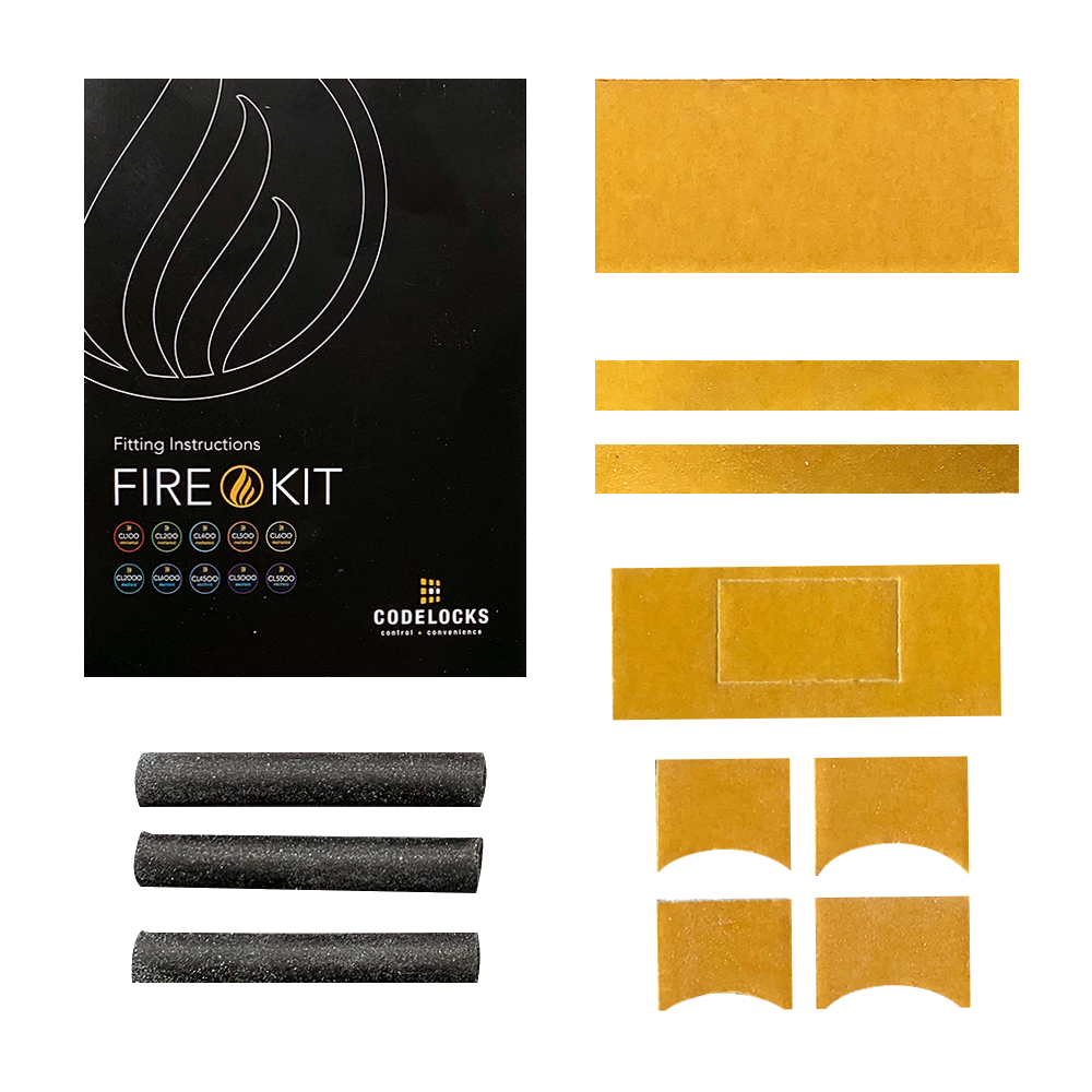 CODELOCKS Fire Kit Intumescent Pack To Suit All Codelocks Tubular Latc ...