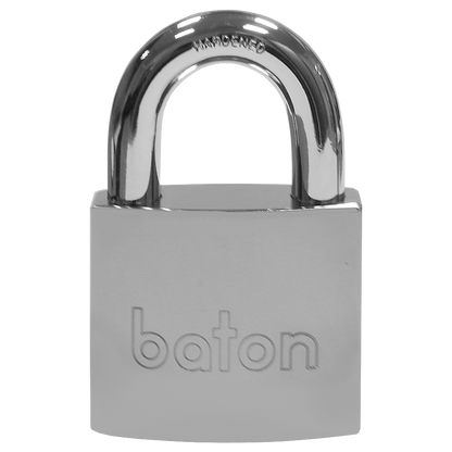 BATON LOCK 6020 Series Open Shackle Brass Padlock With Disc Mechanism 30mm Keyed To Differ - Hardened Steel