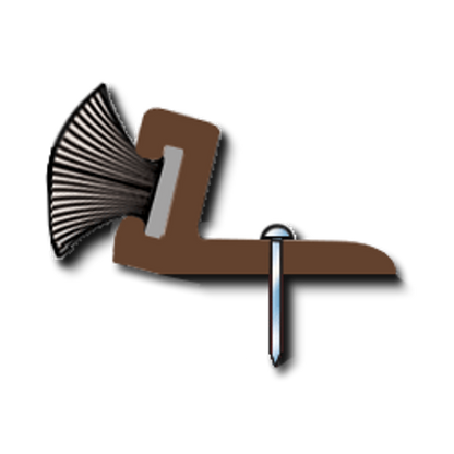 EXITEX Pin Fixed Pile Weather Set Brush Seal Brown
