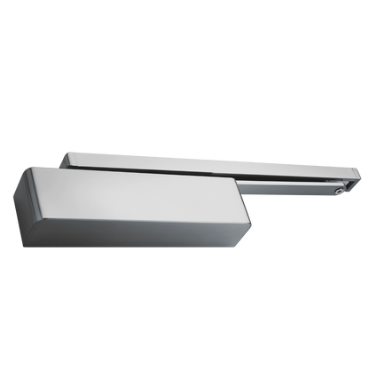BRITON 2320 & 2321 Size 2-4 Cam Action Door Closer Pull / Pull Softline Cover - Silver Enamelled