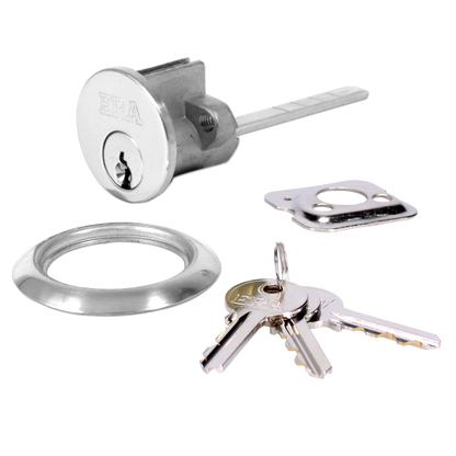 ERA 863 5-Pin Rim Cylinder CP Keyed To Differ Pro 863-62 - Polished Chrome