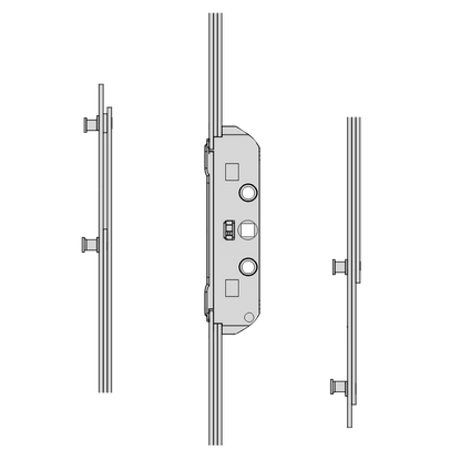 MACO GR RAIL Twin Espag Rod 20mm 400mm GR2 202694