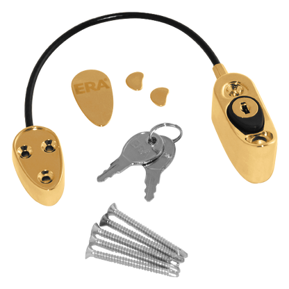 ERA Safety Locking Restrictor Polished Gold