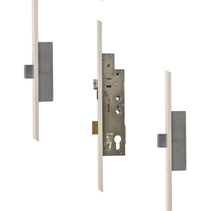 FULLEX Crimebeater 44mm Lever Operated Latch & Deadbolt Twin Spindle - 2 Dead Bolt 35/92-62 44mm Faceplate