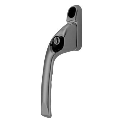 EASYFIT Espagnolette Offset Window Handle Brushed Left Handed - Satin Stainless Steel