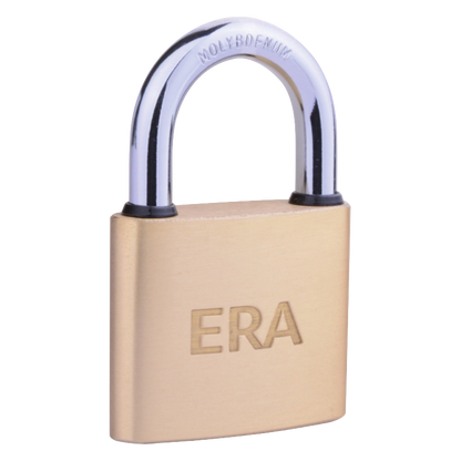 ERA Solid Brass Padlock 50mm - Brass