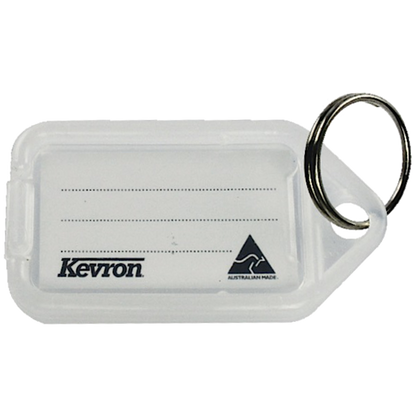 KEVRON ID30 Giant Tags Bag of 25 x 25 - Clear