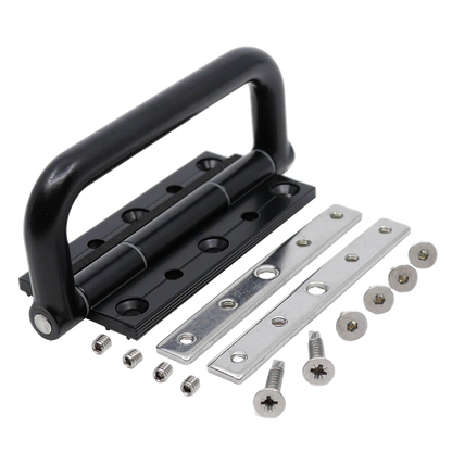 DEBAR Pull Hinge To Suit Visofold 1000 Open Out - Black