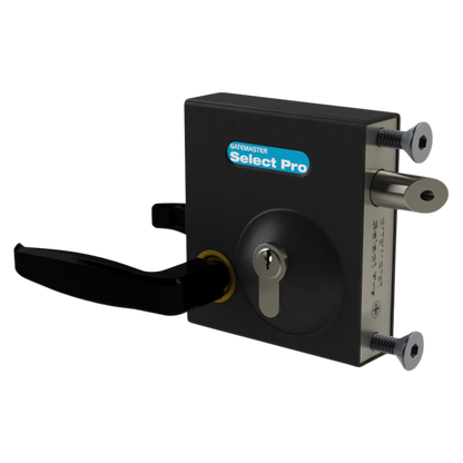 GATEMASTER SBLD Bolt On Latch Deadlock SBLD1601AH Lever Handle 10mm 30mm - Black