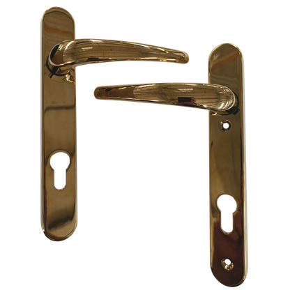 ERA Classic 92PZ UPVC Lever/Lever UPVC Furniture 3295 Display - PVD Gold