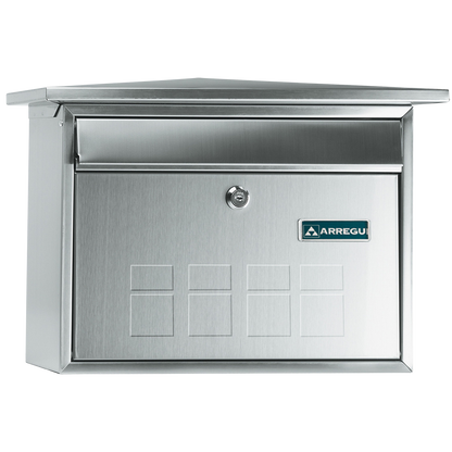 ARREGUI Deco Mailbox Satin Stainless Steel