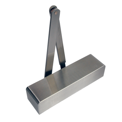 GU L-10002-02 Overhead Door Closer Size 2 - 4 With Cover - Silver