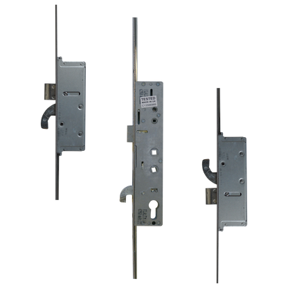SAFEWARE 8 Lever Operated Latch & Hookbolt Twin Spindle - 2 Hook 2 Bolt 35/92-62