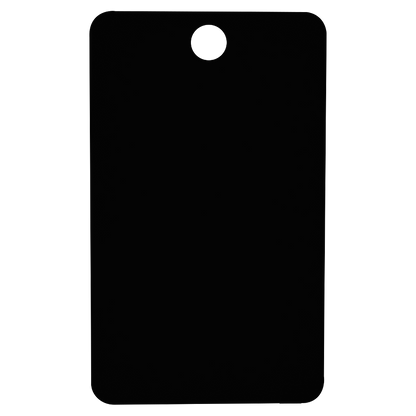 U-MARQ Rectangular Key Tag 100mm x 45mm - Black