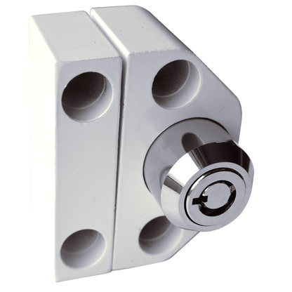 CARDEA Door & Window Grille Lock Keyed Alike - Silver & White