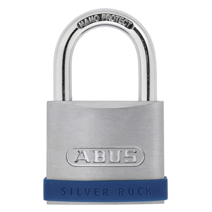 ABUS Silver Rock 5 Open Shackle Padlock 40mm Keyed Alike - Stainless Steel Effect