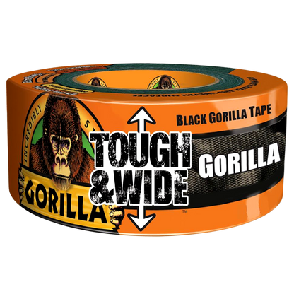 GORILLA Tape - Black 27m Tough & Wide - Black