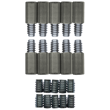 BRAMAH ROLA S Egress R11 Sash Window Stop 31mm R11/10N 10 Stops & 20 Inserts - Polished Nickel