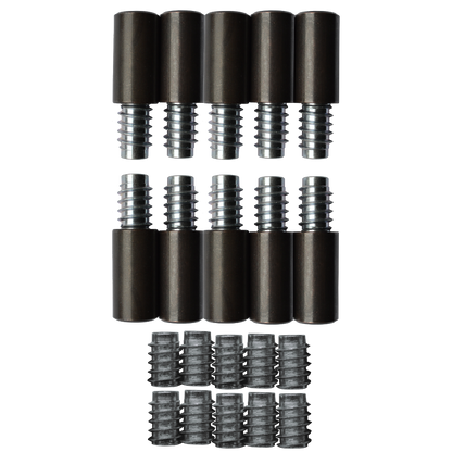 BRAMAH ROLA S Egress R11 Sash Window Stop 31mm R11/10 Stops & 20 Inserts - Bronze Metal Antique (BMA)