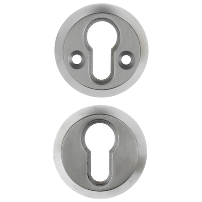 ERA High Security Cylinder Escutcheon Satin Chrome
