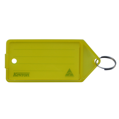 KEVRON ID35 Big Tags Bag of 12 x 12 - Yellow