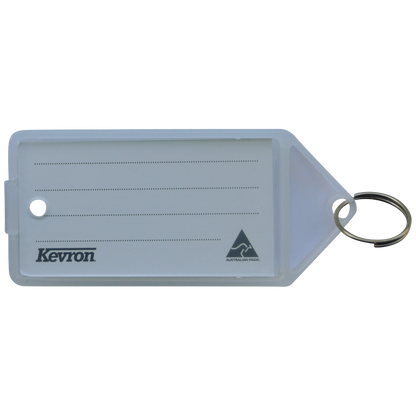 KEVRON ID35 Big Tags Bag of 12 x 12 - Clear