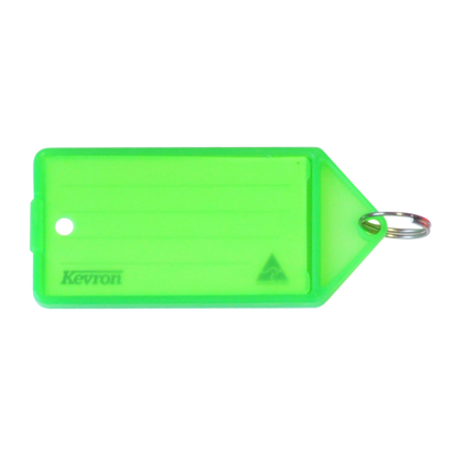 KEVRON ID35 Big Tags Bag of 12 Flo Green x 12 - Fluorescent Green