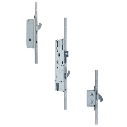 YALE AutoSecure Lever Operated Latch & Hookbolt Split Spindle - 2 Hook 20mm 35/92 20mm