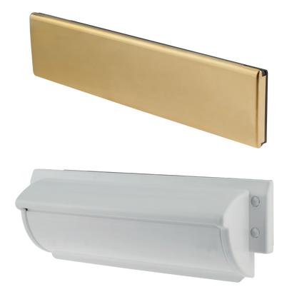 TROJAN Unicorn TS008 FD30 Letterplate Gold